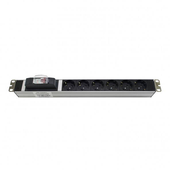 PDU 6'lı Sigortalı Rack Tipi Priz